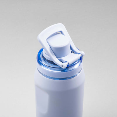 Garrafa Térmica PACCO Vyta 350ml em aço inox com design moderno e ergonômico, destaque para a tampa prática e segura.