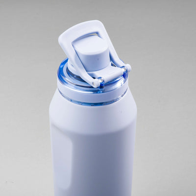Garrafa Térmica PACCO Vyta 950ml com corpo em aço inox e isolamento térmico a vácuo para bebidas frias e quentes.