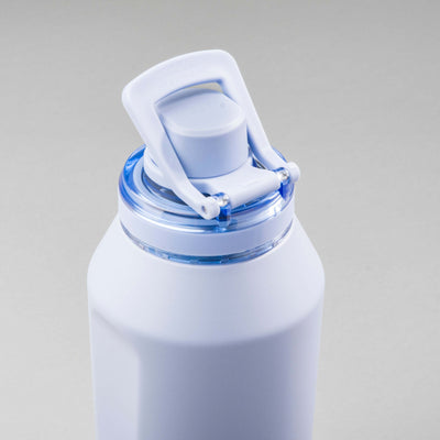 Tampa da Garrafa Térmica PACCO Vyta 1200ml em aço inox, destacando tecnologia térmica e segurança alimentícia.