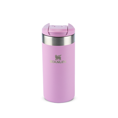 Garrafa Térmica Aerolight Transit | 354ml em rosa com isolamento térmico para manter bebidas na temperatura ideal.