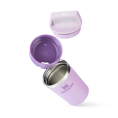 Mug Térmica Café Go  | 236ml em lilás com isolamento a vácuo, ideal para bebidas quentes, destacada sobre fundo branco.
