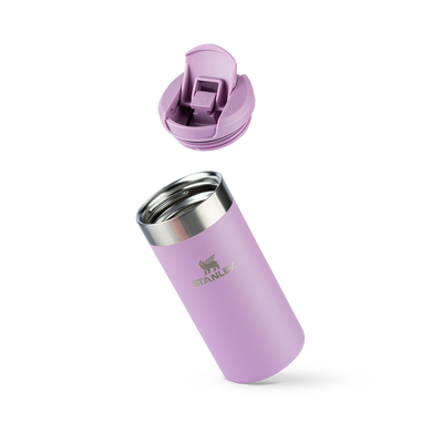 Garrafa Térmica Aerolight Transit | 354ml em roxo, design compacto com isolamento a vácuo, ideal para uso diário e aventuras.