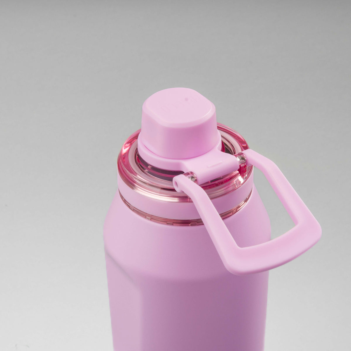 Garrafa Térmica PACCO Vyta 950ml rosa com design elegante e tampa prática em aço inox, ideal para manter bebidas frias ou quentes.