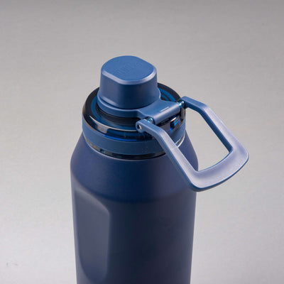Garrafa Térmica PACCO Vyta 950ml azul com tampa e alça