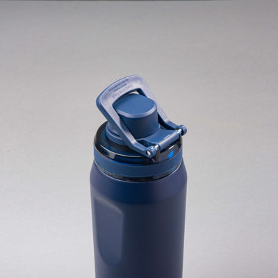 Garrafa Térmica PACCO Vyta 500ml azul, isolamento térmico a vácuo