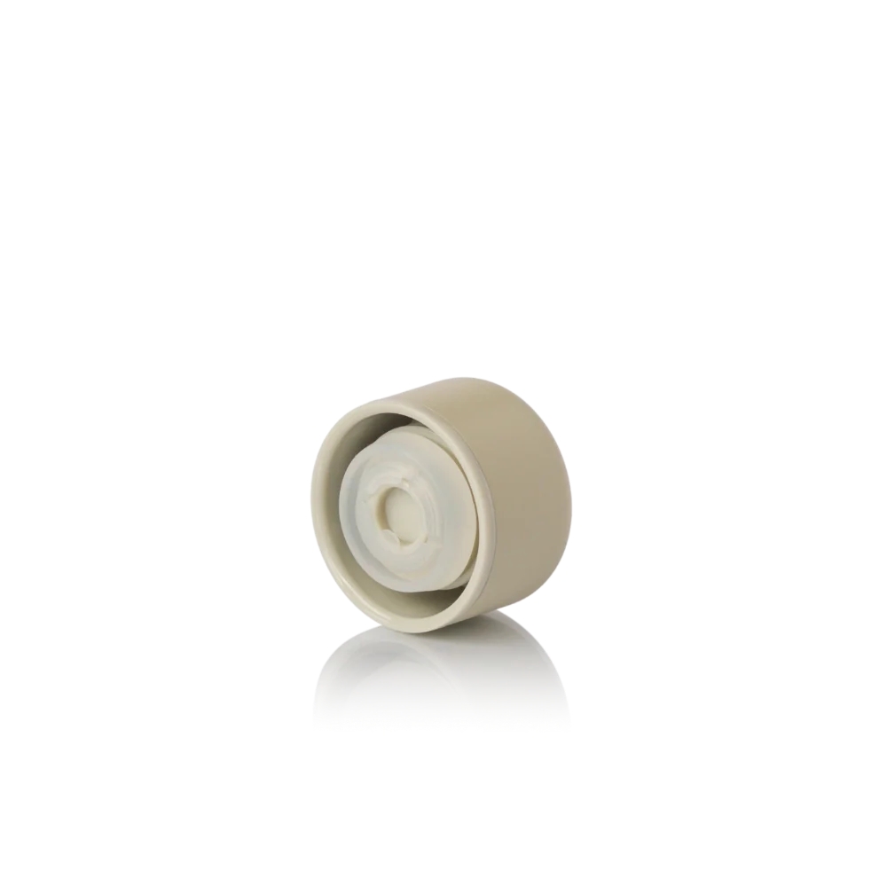 Mini garrafa térmica Pocket Bottle 150ml PACCO na cor creme