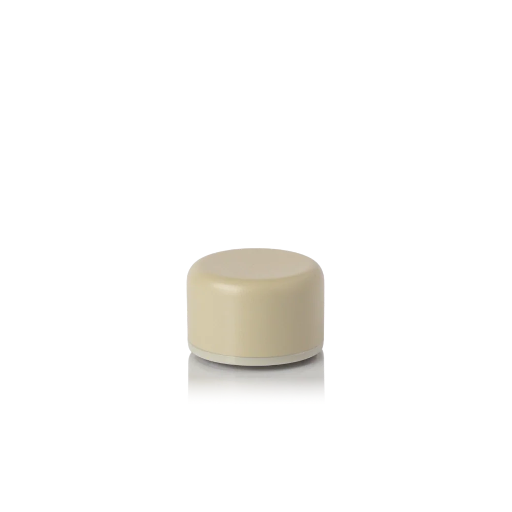 Mini garrafa térmica Pocket Bottle 150ml PACCO na cor creme