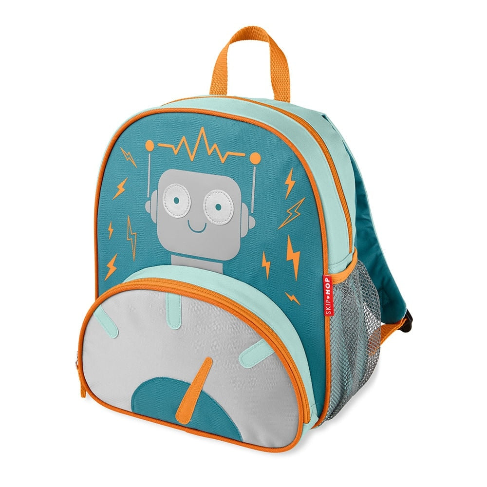 Mochila Infantil Spark Skip Hop Robô, vista frontal