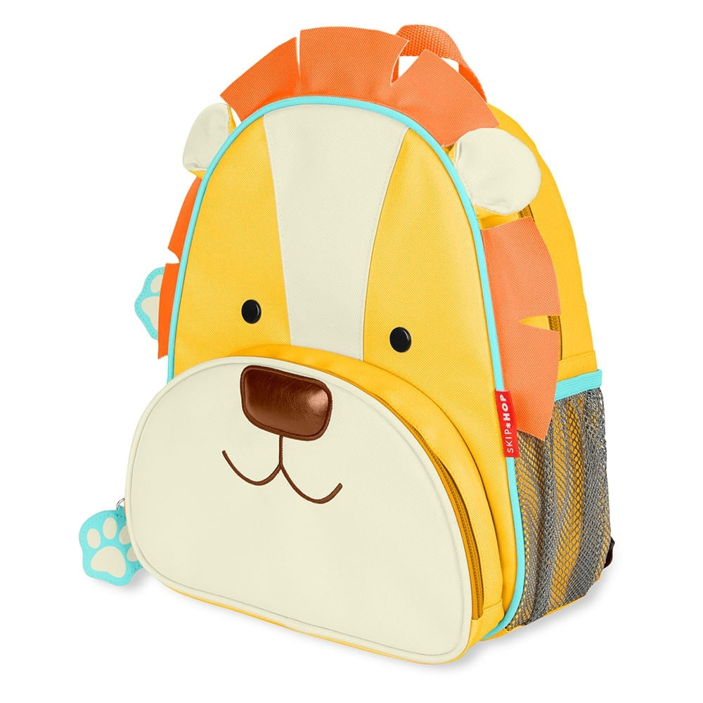 Mochila Infantil Zoo Skip Hop Leão, vista lateral