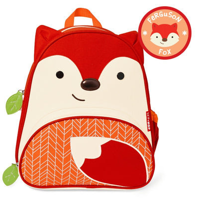 Mochila Infantil Zoo Skip Hop Raposa, infográfico com as características