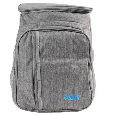 Mochila térmica 18L KALA com 2 bolsos frontais na cor cinza