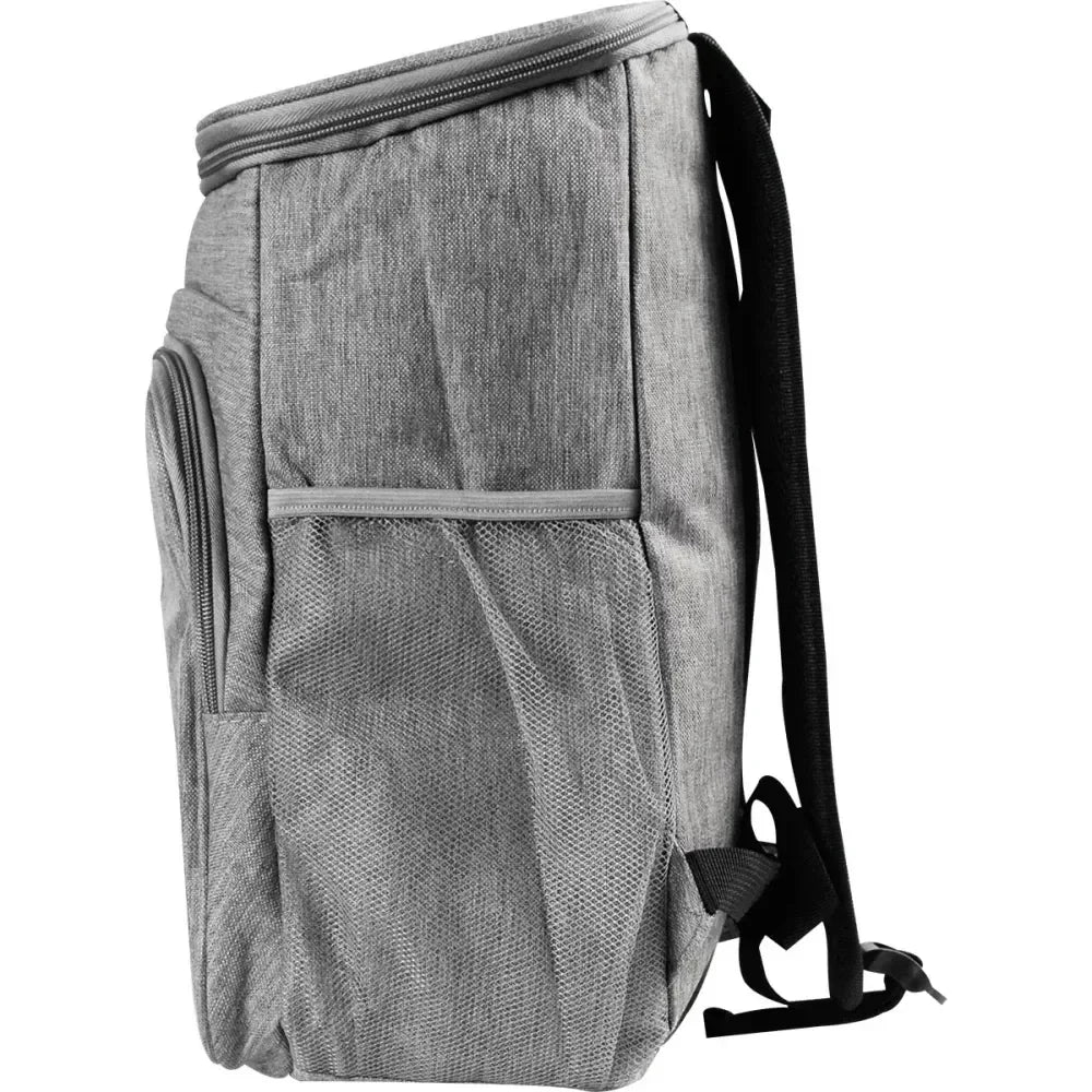 Mochila térmica 18L KALA com 2 bolsos frontais na cor cinza