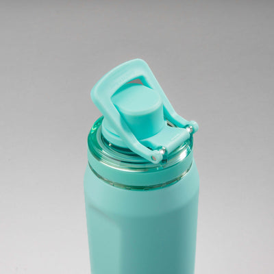 Garrafa Térmica PACCO Vyta 650ml em azul com design elegante e tampa prática, ideal para conservar bebidas quentes ou frias.