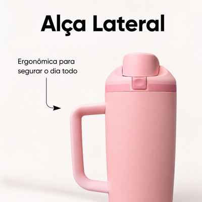 Owala Tumbler FreeSip 887ml na cor Rose Quartz