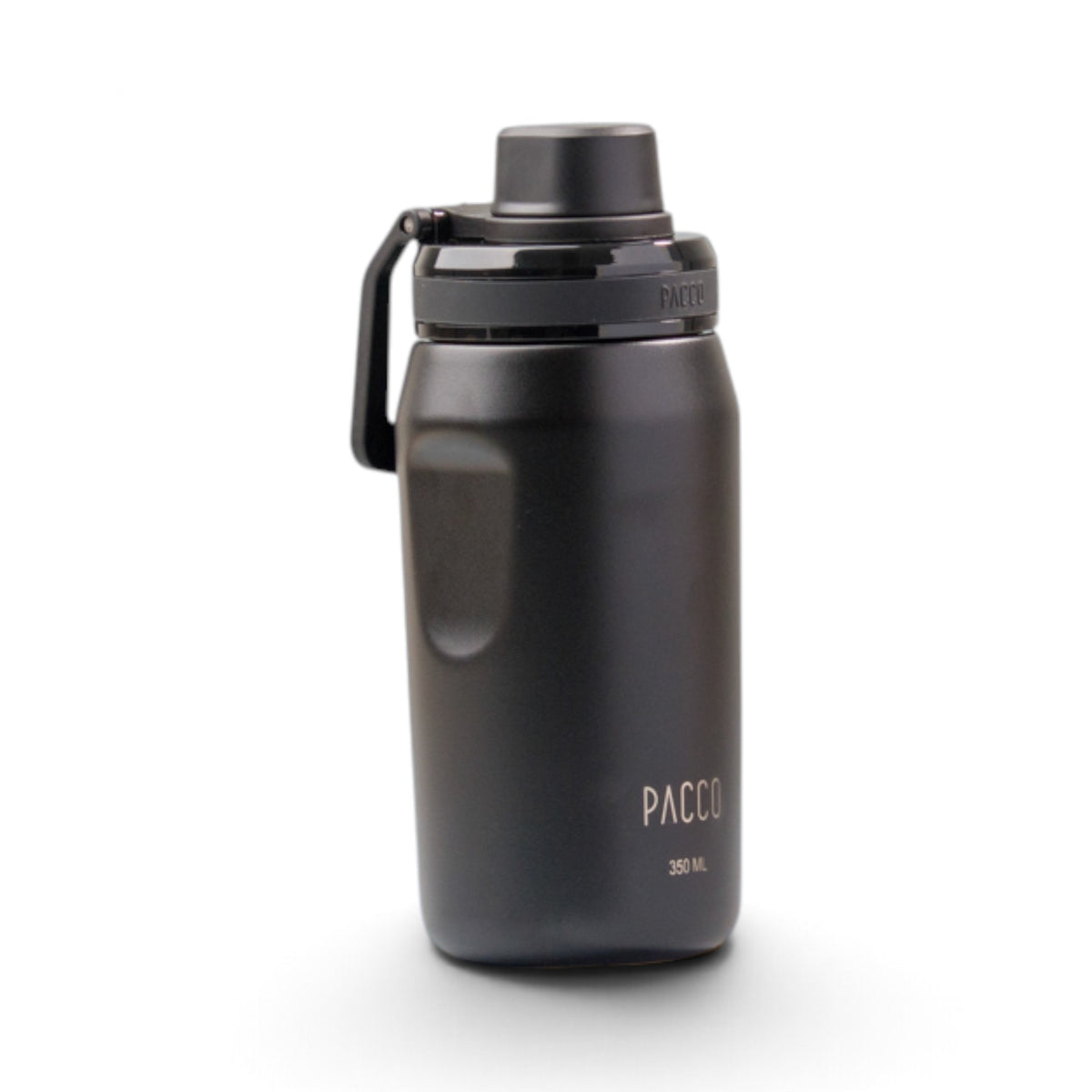 Garrafa Térmica PACCO Vyta 350ml em aço inox, design moderno e alta performance térmica para uso diário e viagens.