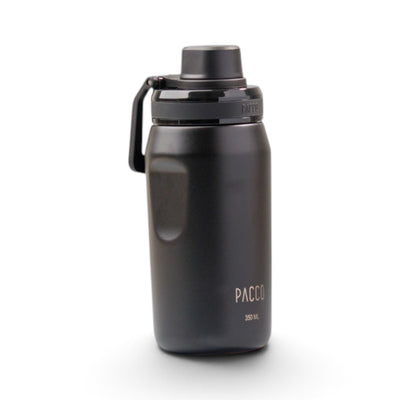 Garrafa Térmica PACCO Vyta 350ml em aço inox, design moderno e alta performance térmica para uso diário e viagens.