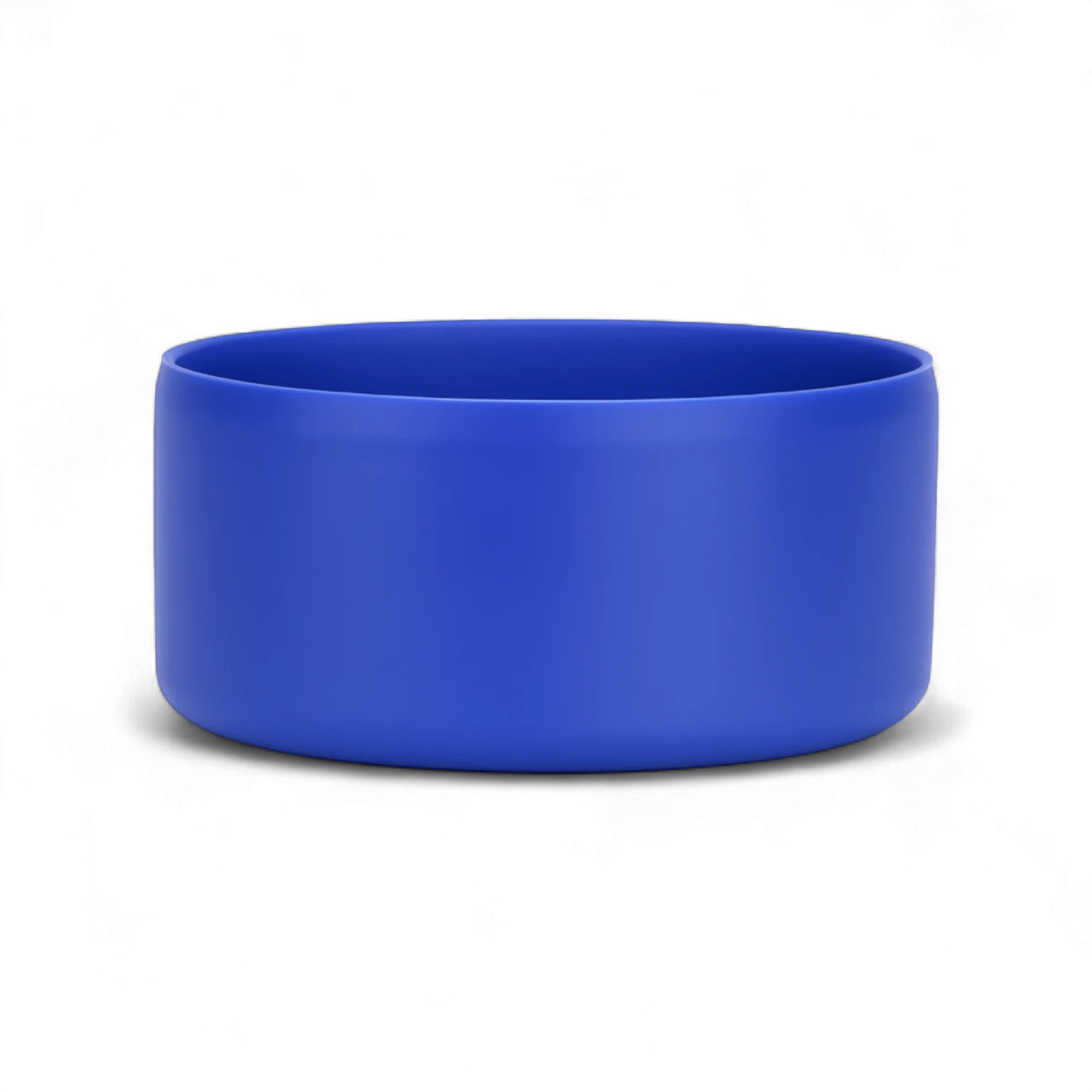 Protetor de Silicone G - by empório em azul, ideal para garrafas de 950-1200 ml, protege contra riscos e batidas.