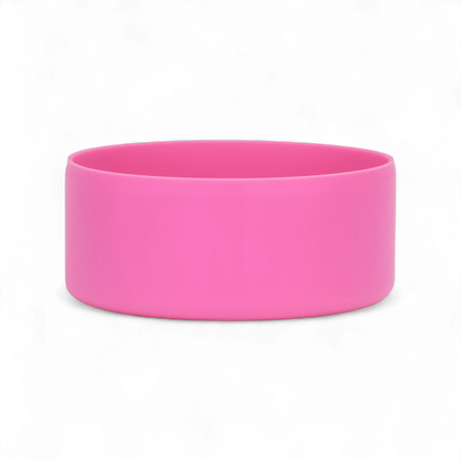 Protetor de Silicone G - by empório em silicone rosa para garrafas de 950-1200 ml, proteção contra riscos e batidas.