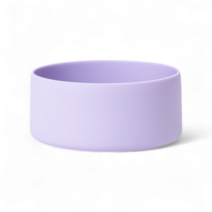 Protetor de Silicone G - by empório, protetor antirrisco roxo para garrafas de 950-1200 ml, acessório flexível e lavável.