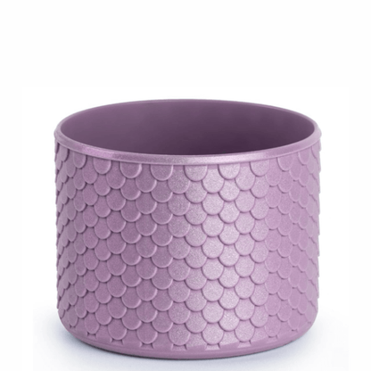 Capa de Silicone Sereia G - ( Owala Version ) com textura de escamas para proteção e estilo de garrafas térmicas.