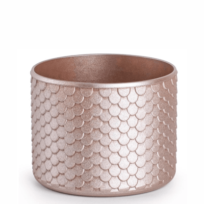 Capa de Silicone Sereia P- (Owala Version) em textura escamosa, proteção para copos e garrafas térmicas, cor metálica brilhante.