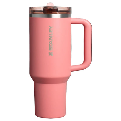 Copo Quencher Protour Stanley | 1,18L em rosa, com tampa Flip Straw, vedação total, isolamento a vácuo ideal para rotina diária.