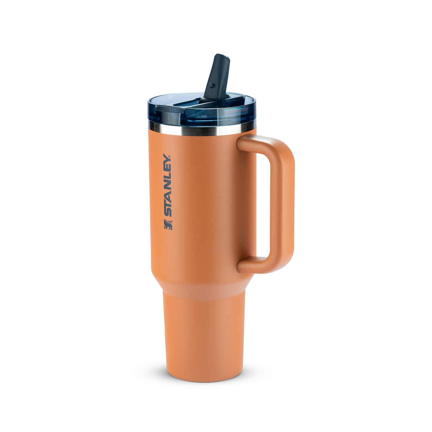 Copo Quencher Protour Stanley | 1,18L em cor laranja com tampa Flip Straw ProTour e vedação total para bebida fácil e segura.
