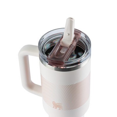 Copo Quencher Protour Stanley | 1,18L com tampa Flip Straw para hidratação diária e isolamento a vácuo.