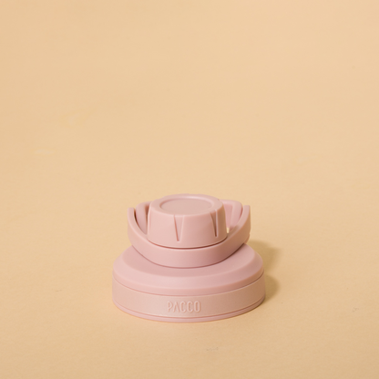 Tampa PACCO Stiff rosa com vedação em silicone para transporte seguro, design arrojado e funcionalidade máxima.