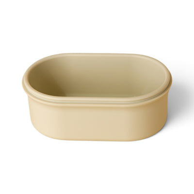 Super Lunch Box Recipiente de Silicone 900ml - PACCO na cor Creme