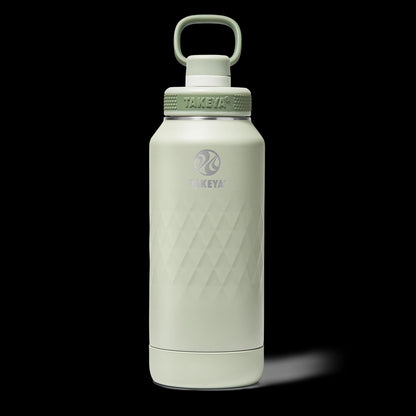 Garrafa Térmica Takeya 950ml Spout Lid Sport para bebidas quentes e frias, design moderno e resistente, ideal para esportes e trilhas.