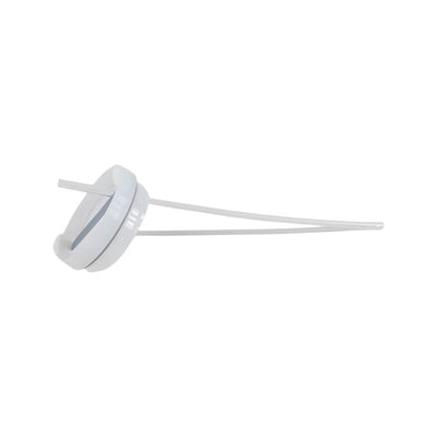 Tampa de reposição para copo Quencher - 40oz em silicone e polipropileno, vista lateral com canudo para copo Stanley Quencher 2.0.