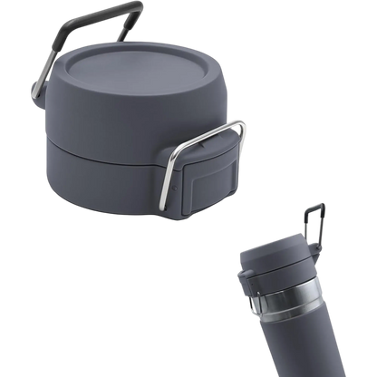 Tampa para Garrafa Quick Flip cinza, importada e de alta qualidade, ideal para manter a funcionalidade das garrafas.