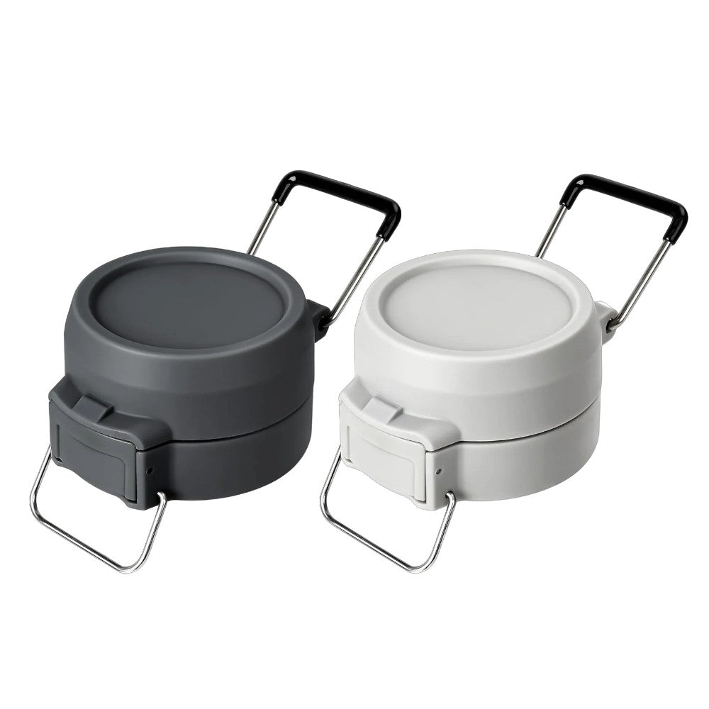 Tampa para Garrafa Quick Flip cinza e branca, ideal para substituição de alta qualidade, garante a funcionalidade das garrafas.