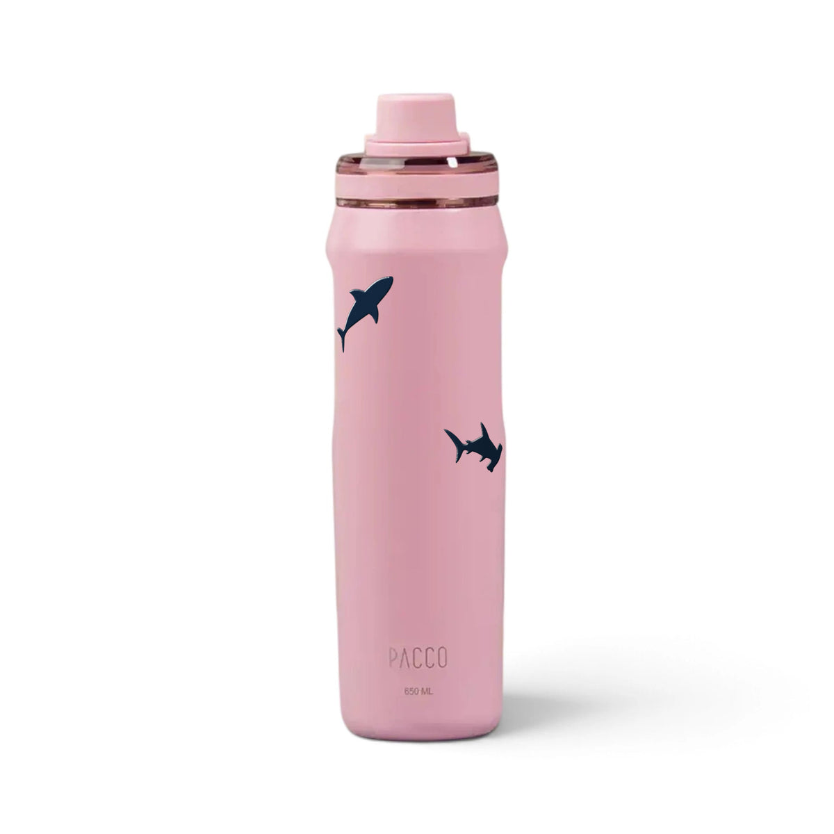 Garrafa Térmica PACCO Vyta 650ml Tubarões Sweet Rose