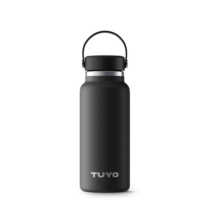 Garrafa Térmica Tuyo - 1000ml em inox, mantém líquidos frios por 24h e quentes por 12h, design moderno e capacidade ideal para hidratação diária.