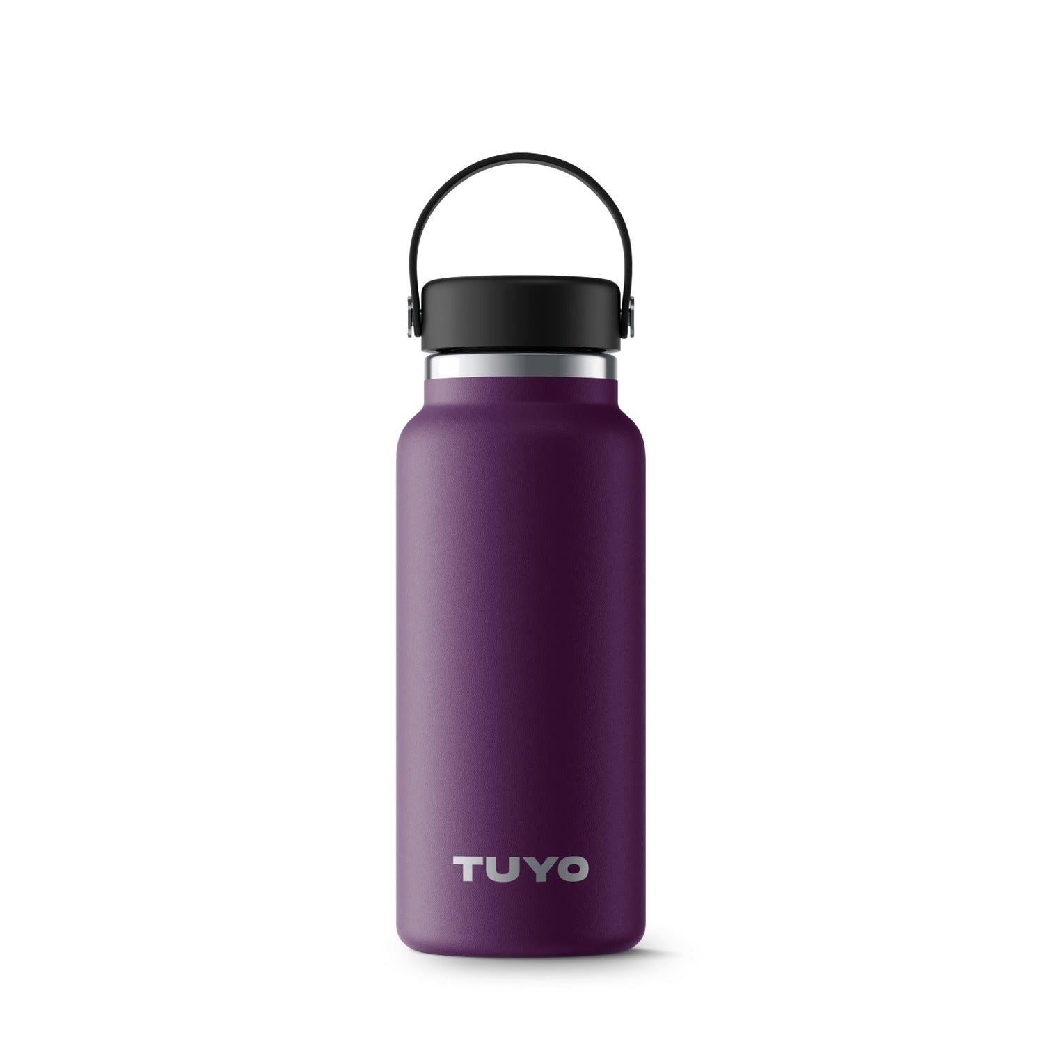 Garrafa Térmica Tuyo - 1000ml, inox, alto desempenho térmico, mantém bebidas quentes por 12h e frias por 24h, design elegante roxo.