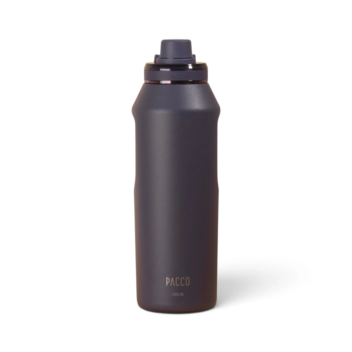 Garrafa Térmica PACCO Vyta 1200 ml Açai, vista frontal com tampa fechada