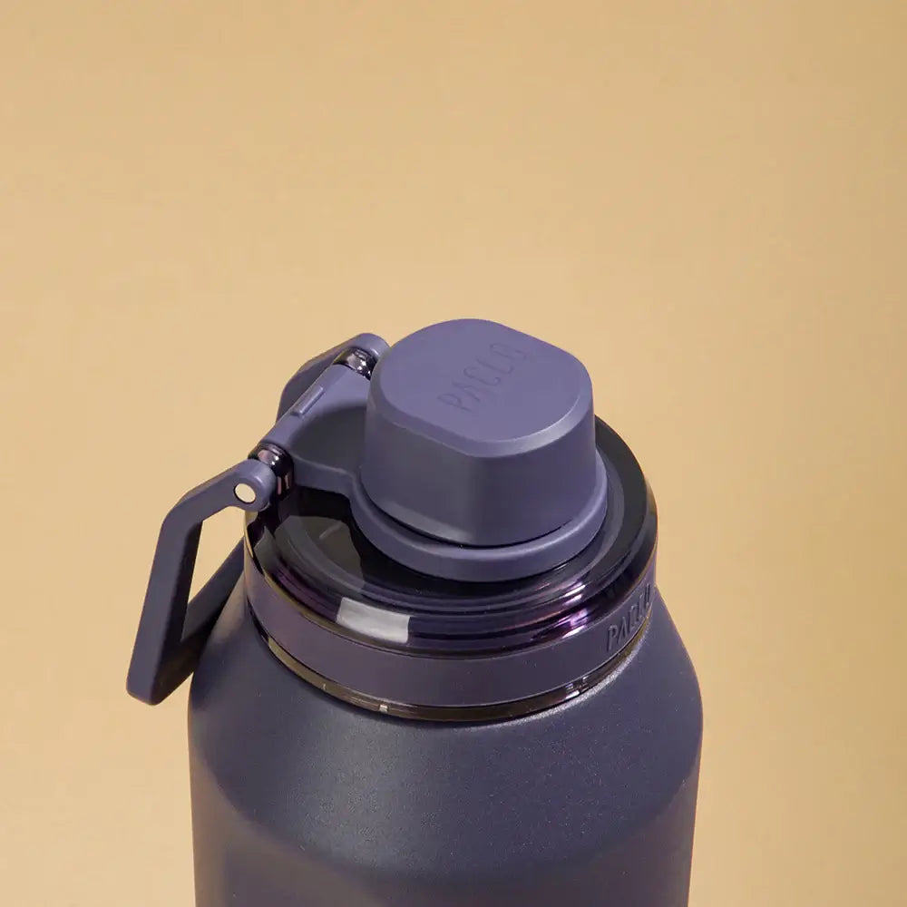 Garrafa Térmica PACCO Vyta 1200 ml Açai, detalhe da tampa