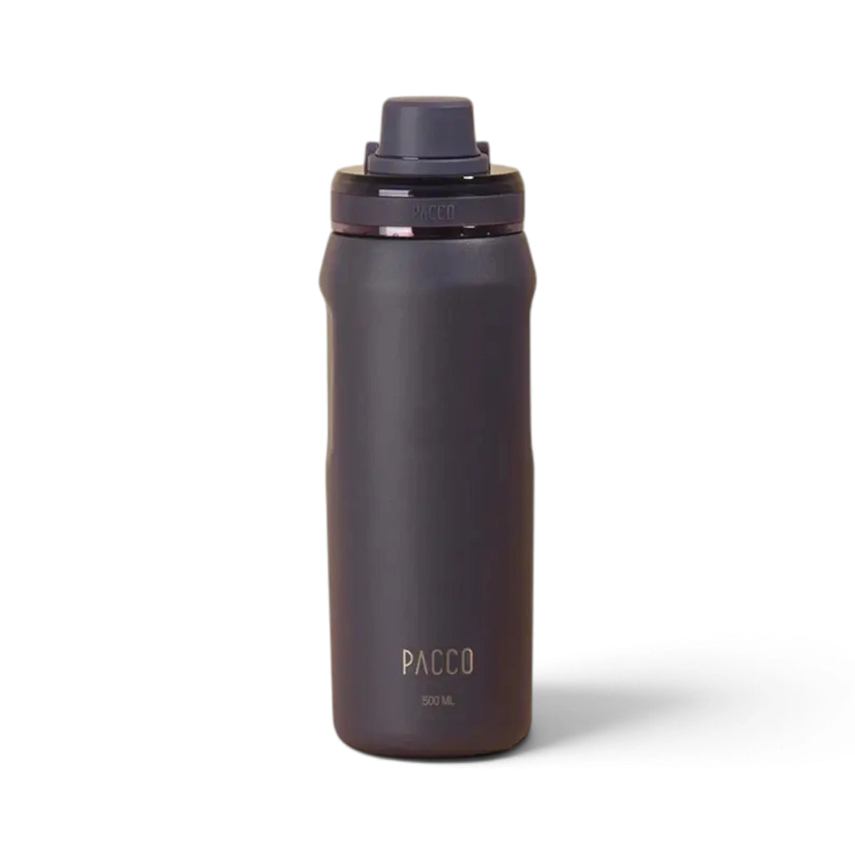 Garrafa Térmica PACCO Vyta 500 ml Açai, vista frontal com tampa fechada, foto 107 de 190