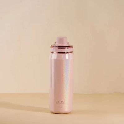 Garrafa Térmica Vyta 500ml PACCO | PEDRAS PRECIOSAS em aço inox, design compacto e elegante, mantém a temperatura por 12 horas.