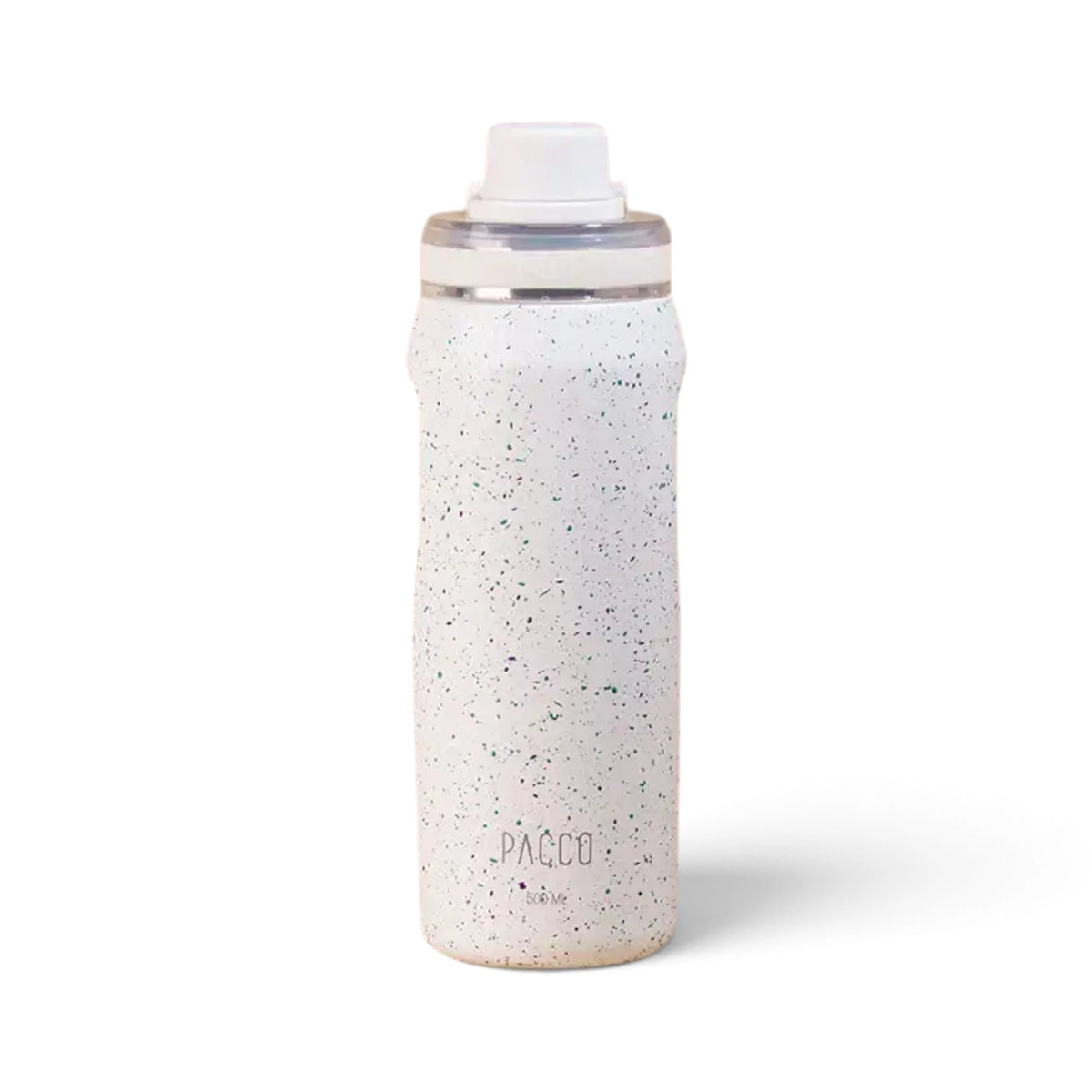 Garrafa Térmica PACCO Vyta 500 ml Uva e grass, vista frontal com tampa fechada