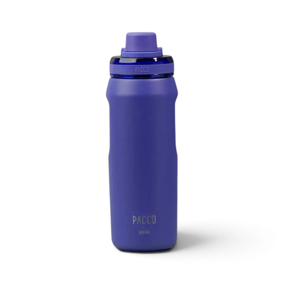 Garrafa Térmica PACCO Vyta 500 ml Trust Blue, vista frontal com tampa fechada, foto 166 de 190